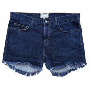 VTG Current Elliott High Rise Cutoff Shorts Women's Blue Denim Size 27